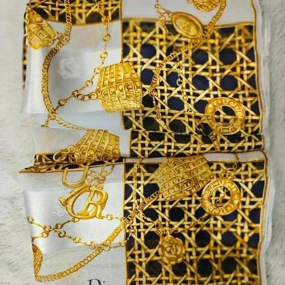 Christian Dior Silk Shawl Scarf - Picture 14 of 16